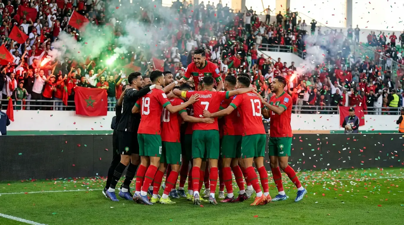 Marockanska landslaget Lejonatlaserna inför VM 2026