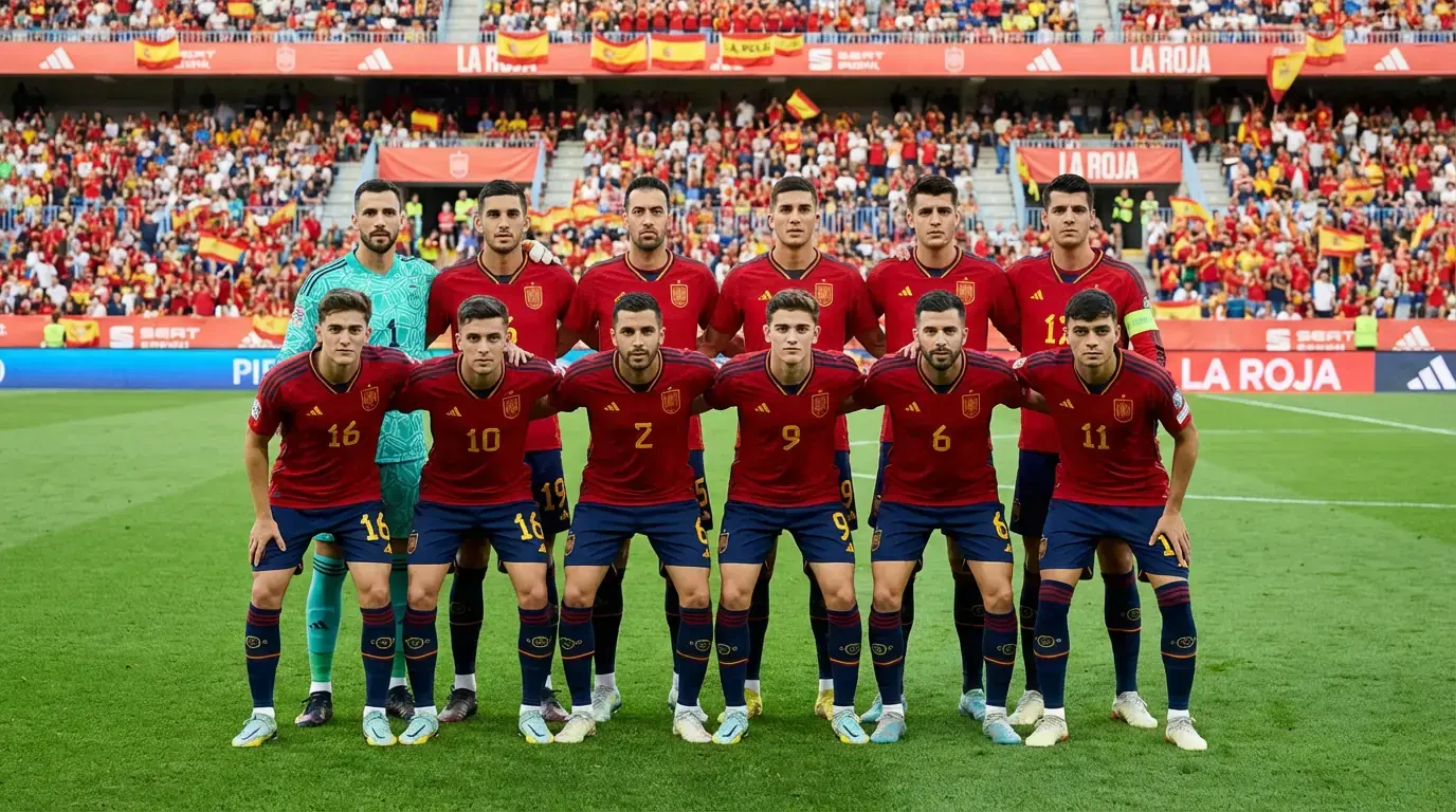 Spanska landslaget La Roja inför VM 2026