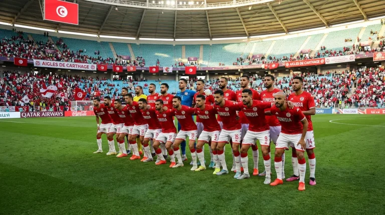 Tunisiska landslaget Örnarna inför VM 2026
