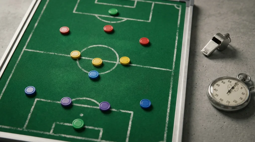 Diagram som visar VM 2026 gruppspelsformat och avancemang